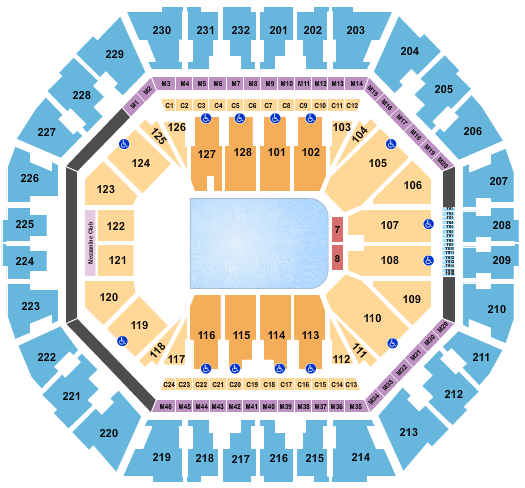 Oakland Arena Disney On Ice Seating Chart
